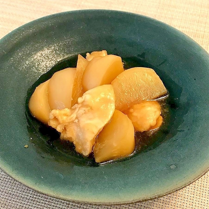 冷やして美味しい!かぶとささみの煮物